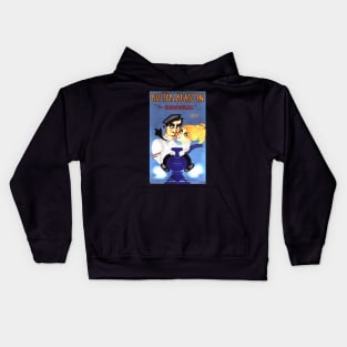 Vintage Movie Poster Buster Keaton Kids Hoodie